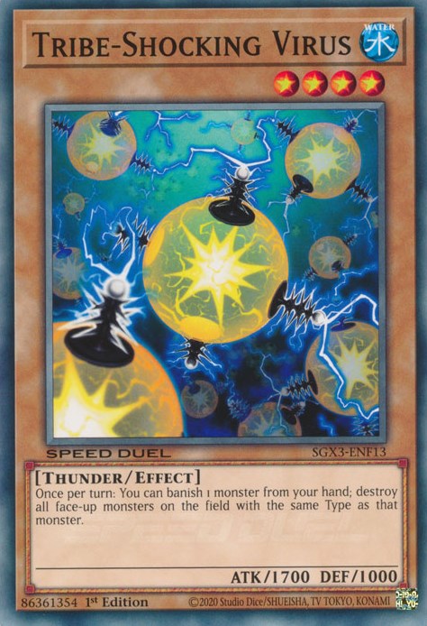 Tribe-Shocking Virus [SGX3-ENF13] Common | Card Merchant Takapuna