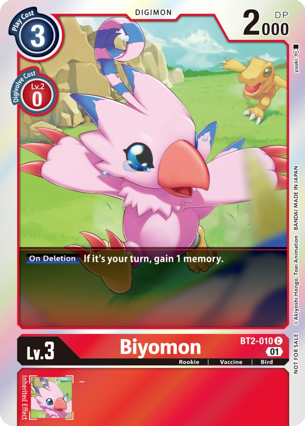 Biyomon [BT2-010] (ST-11 Special Entry Pack) [Release Special Booster Promos] | Card Merchant Takapuna