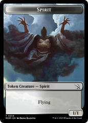 Treasure (20) // Spirit (14) Double-Sided Token [March of the Machine Tokens] | Card Merchant Takapuna