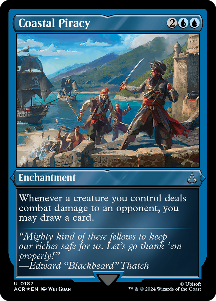 Coastal Piracy (Foil Etched) [Assassin's Creed] | Card Merchant Takapuna