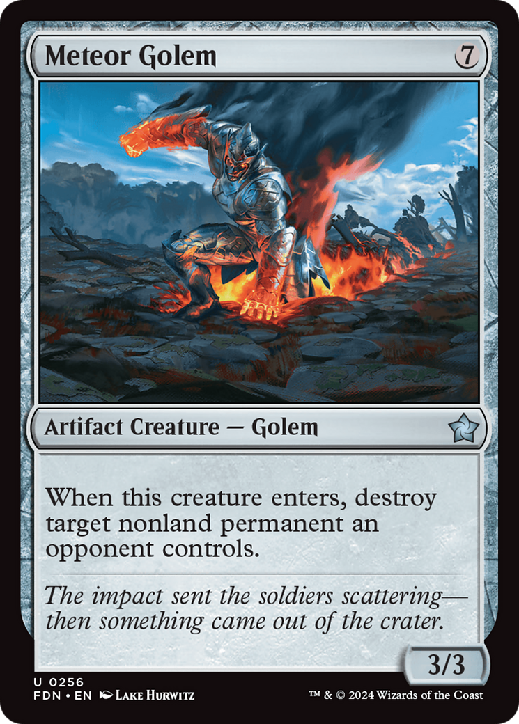 Meteor Golem [Foundations] | Card Merchant Takapuna