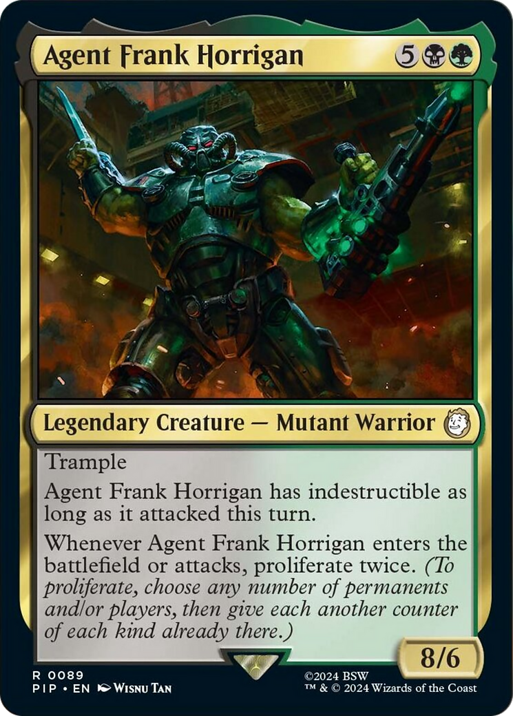 Agent Frank Horrigan [Fallout] | Card Merchant Takapuna