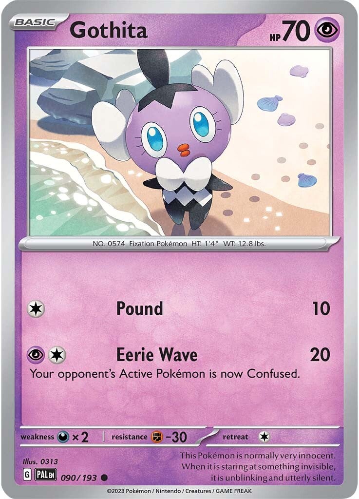 Gothita (090/193) [Scarlet & Violet: Paldea Evolved] | Card Merchant Takapuna