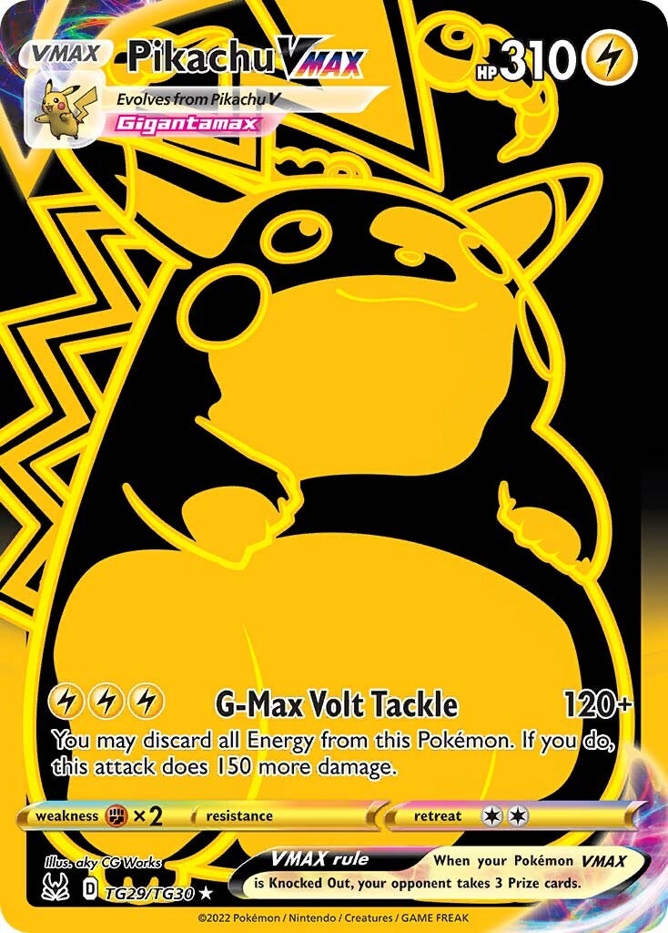 Pikachu VMAX (TG29/TG30) [Sword & Shield: Lost Origin] | Card Merchant Takapuna