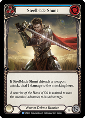 Steelblade Shunt (Blue) [U-WTR128] (Welcome to Rathe Unlimited)  Unlimited Normal | Card Merchant Takapuna