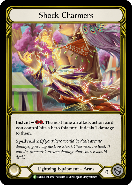 Shock Charmers (Golden) [FAB054] (Promo)  Cold Foil | Card Merchant Takapuna