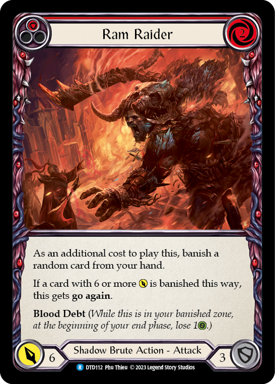 Ram Raider (Red) [DTD112] (Dusk Till Dawn) | Card Merchant Takapuna