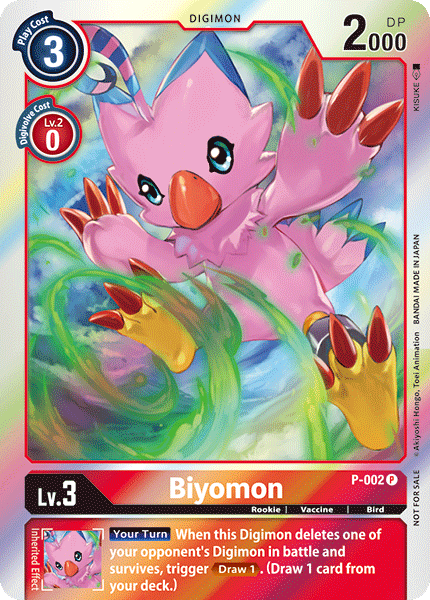 Biyomon [P-002] [Promotional Cards] | Card Merchant Takapuna