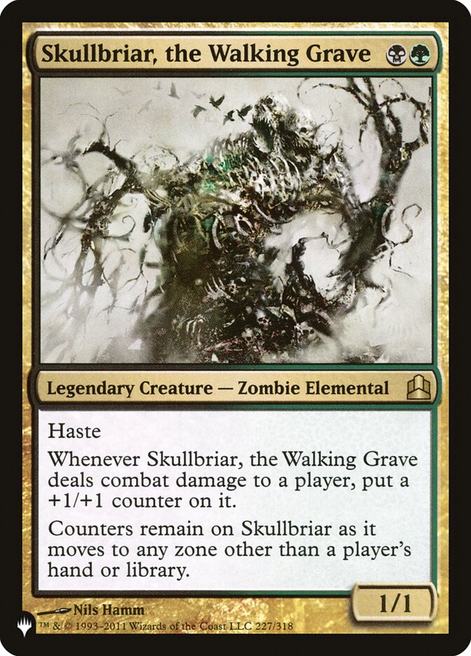 Skullbriar, the Walking Grave [The List] | Card Merchant Takapuna