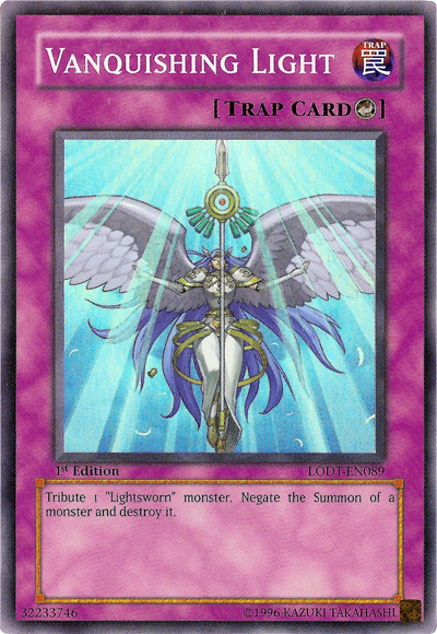 Vanquishing Light [LODT-EN089] Super Rare | Card Merchant Takapuna