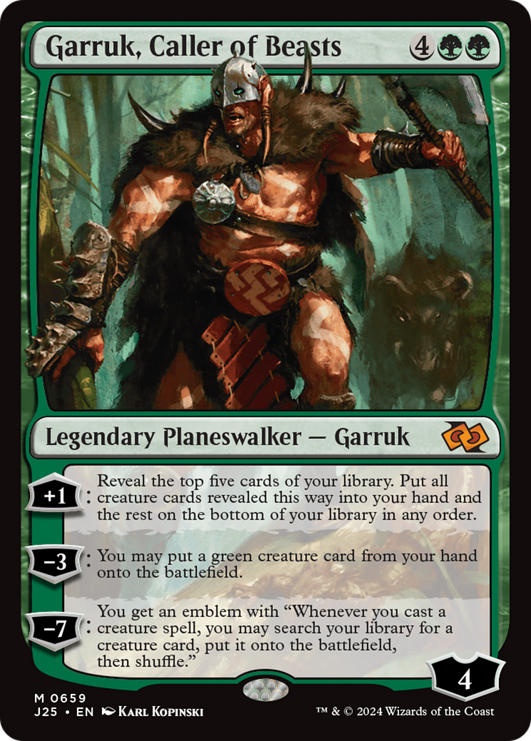 Garruk, Caller of Beasts [Foundations Jumpstart] | Card Merchant Takapuna