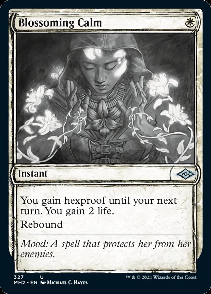 Blossoming Calm (Sketch) [Modern Horizons 2] | Card Merchant Takapuna