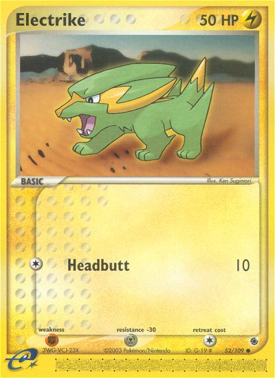 Electrike (52/109) [EX: Ruby & Sapphire] | Card Merchant Takapuna