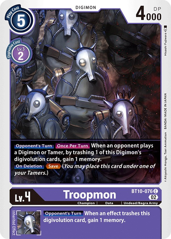 Troopmon [BT10-076] [Xros Encounter] | Card Merchant Takapuna