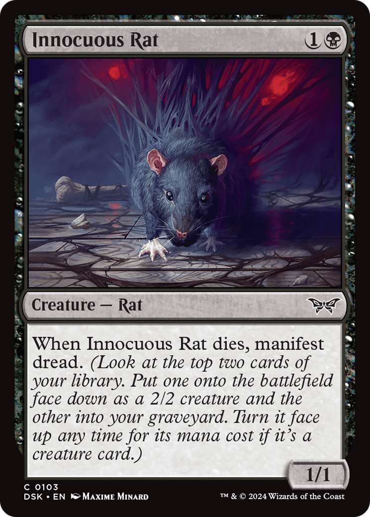 Innocuous Rat [Duskmourn: House of Horror] | Card Merchant Takapuna