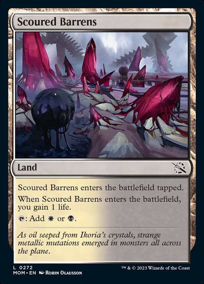 Scoured Barrens [March of the Machine] | Card Merchant Takapuna