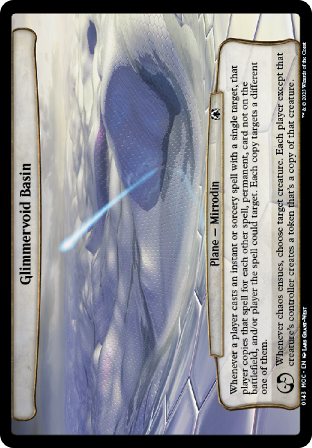 Glimmervoid Basin [March of the Machine Commander] | Card Merchant Takapuna