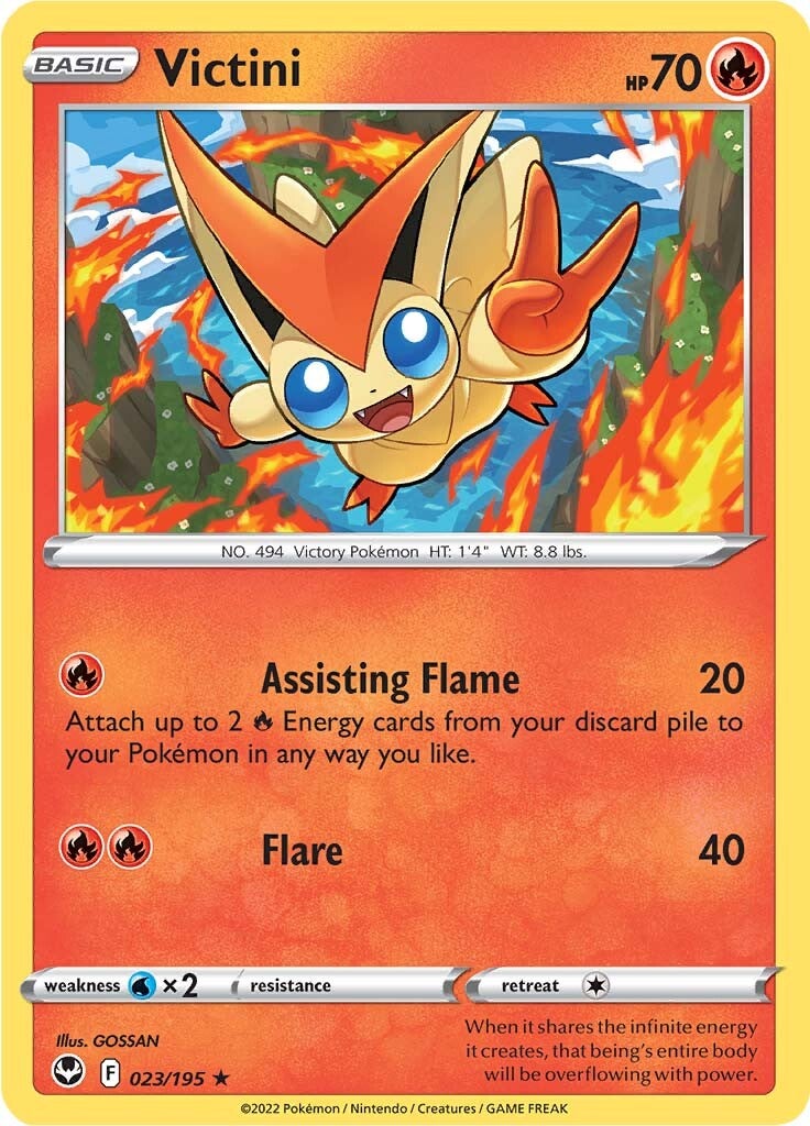 Victini (023/195) [Sword & Shield: Silver Tempest] | Card Merchant Takapuna