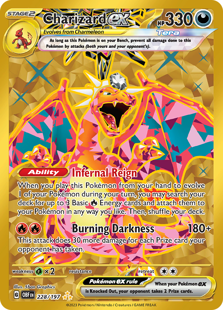 Charizard ex (228/197) [Scarlet & Violet: Obsidian Flames] | Card Merchant Takapuna