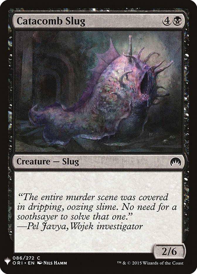 Catacomb Slug [Mystery Booster] | Card Merchant Takapuna