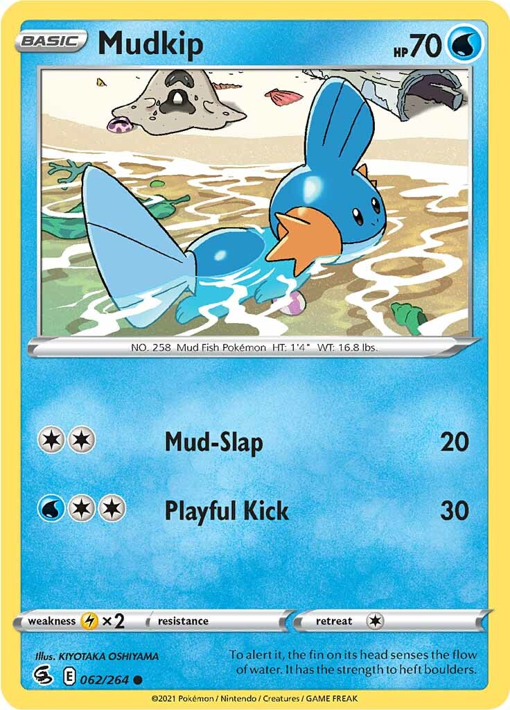 Mudkip (062/264) [Sword & Shield: Fusion Strike] | Card Merchant Takapuna