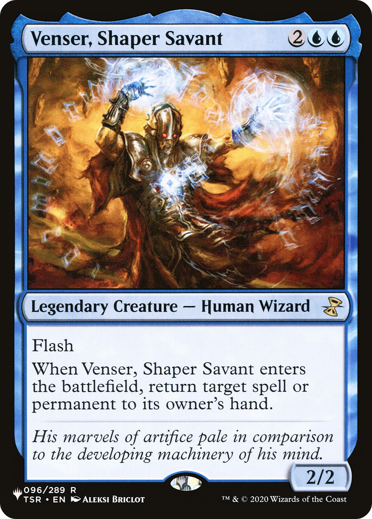 Venser, Shaper Savant [The List] | Card Merchant Takapuna