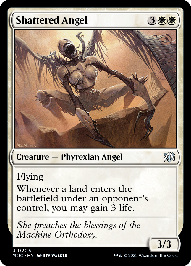 Shattered Angel [March of the Machine Commander] | Card Merchant Takapuna