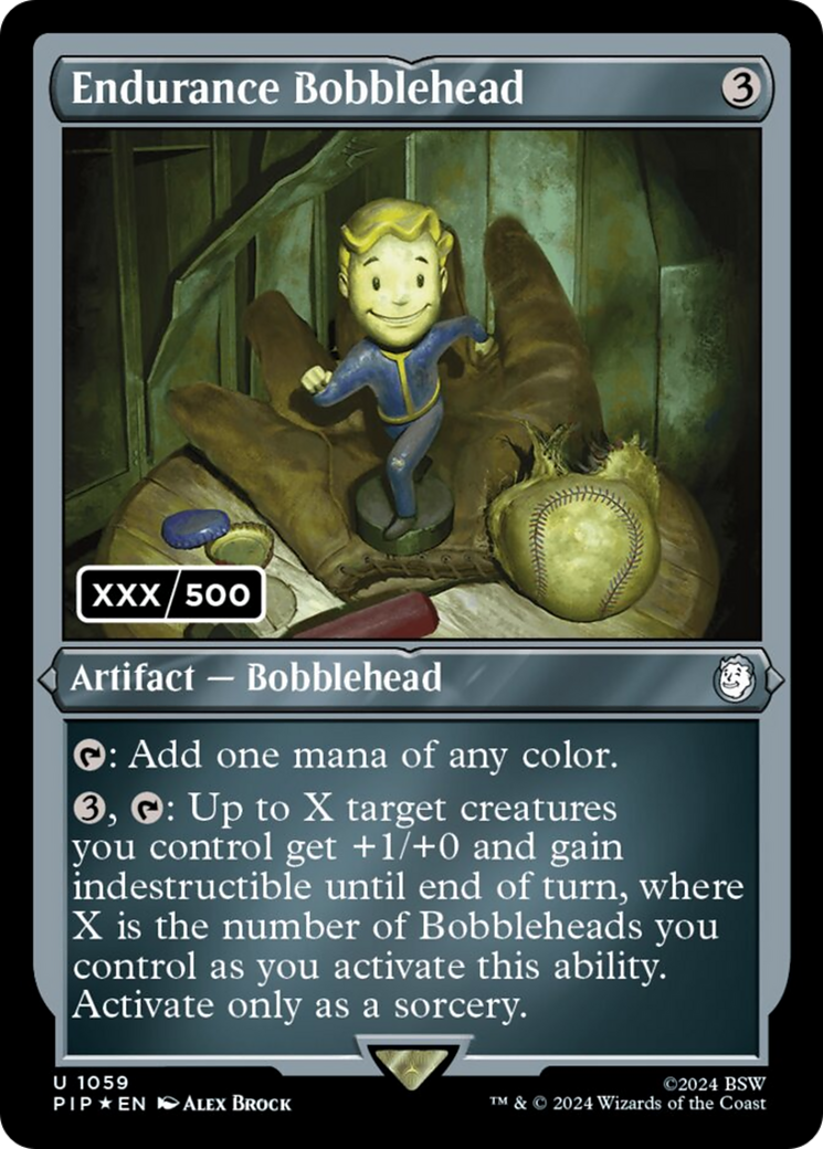 Endurance Bobblehead (Serialized) [Fallout] | Card Merchant Takapuna