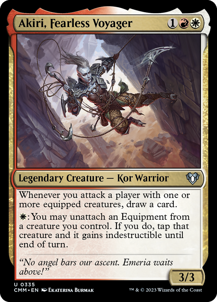 Akiri, Fearless Voyager [Commander Masters] | Card Merchant Takapuna