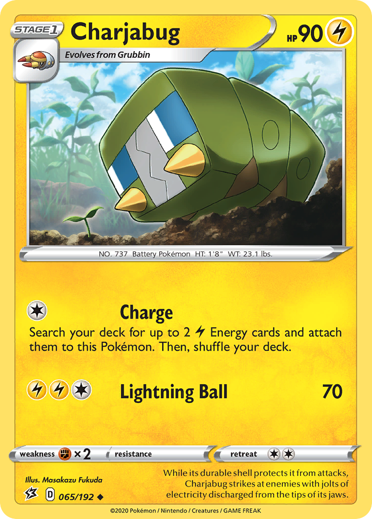 Charjabug (065/192) [Sword & Shield: Rebel Clash] | Card Merchant Takapuna