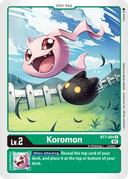 Koromon [BT7-004] [Next Adventure] | Card Merchant Takapuna