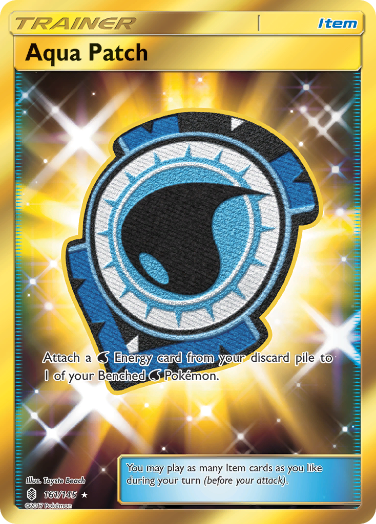 Aqua Patch (161/145) [Sun & Moon: Guardians Rising] | Card Merchant Takapuna