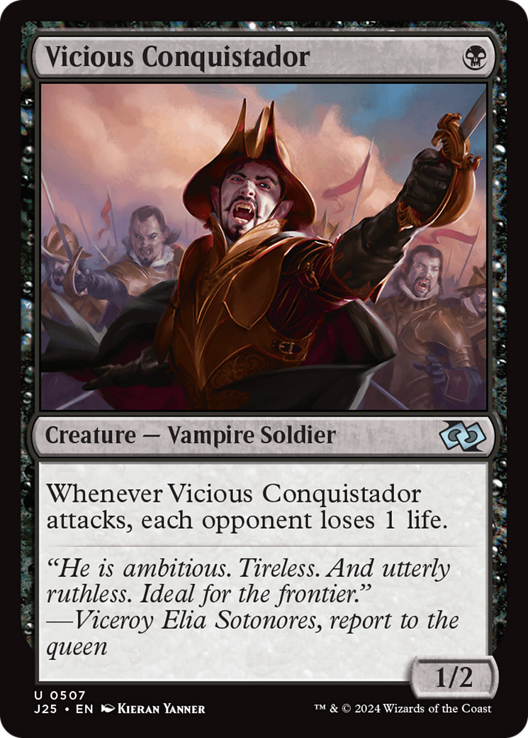 Vicious Conquistador [Foundations Jumpstart] | Card Merchant Takapuna