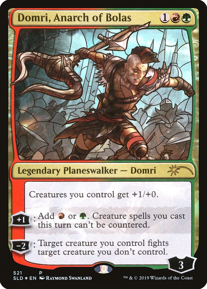 Domri, Anarch of Bolas (Stained Glass) [Secret Lair Drop Promos] | Card Merchant Takapuna