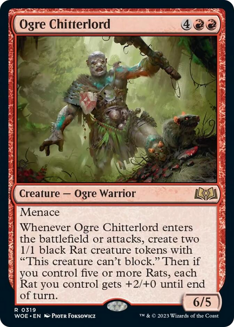 Ogre Chitterlord [Wilds of Eldraine] | Card Merchant Takapuna