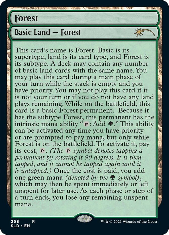 Forest (258) [Secret Lair Drop Series] | Card Merchant Takapuna