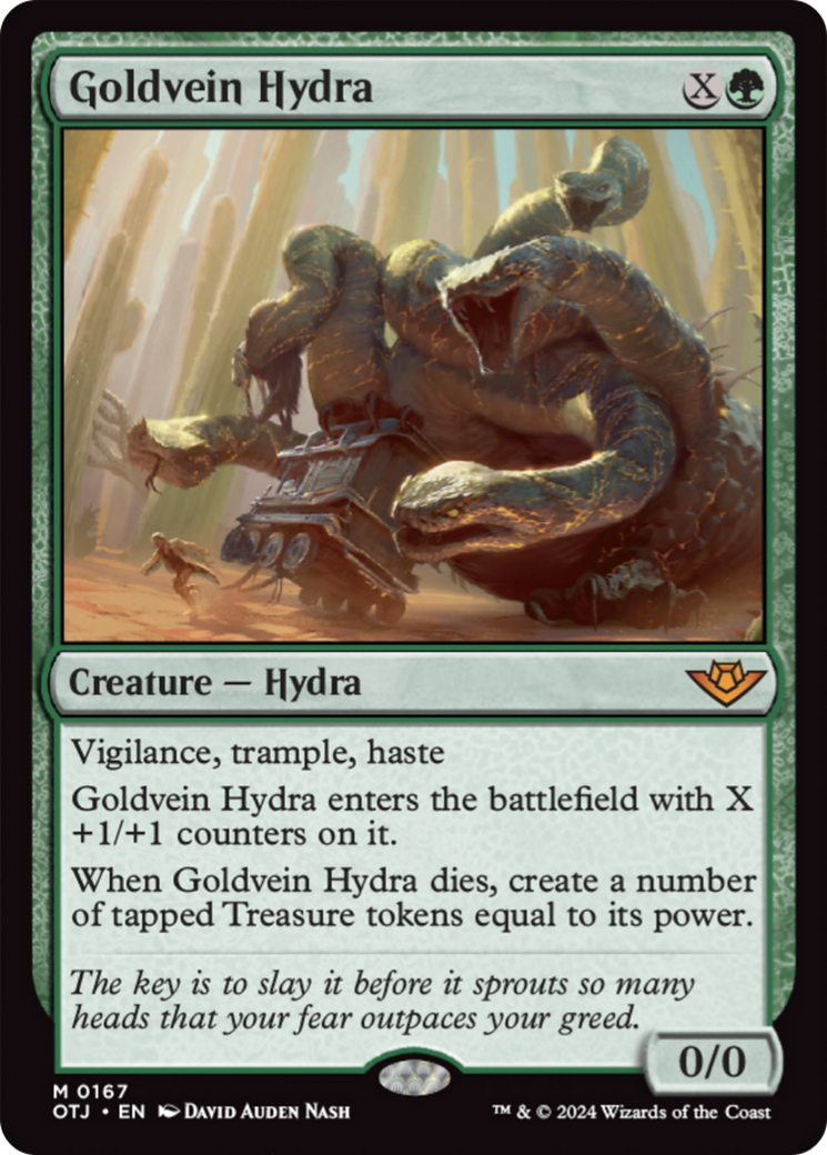 Goldvein Hydra [Outlaws of Thunder Junction] | Card Merchant Takapuna