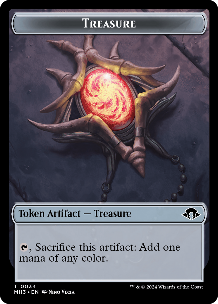 Treasure Token [Modern Horizons 3 Tokens] | Card Merchant Takapuna