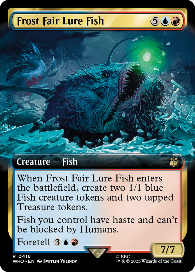 Frost Fair Lure Fish (Extended Art) [Doctor Who] | Card Merchant Takapuna