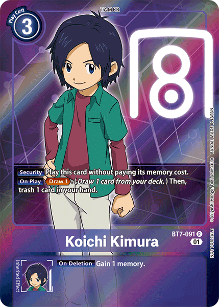 Koichi Kimura [BT7-091] (Alternative Art - Box Topper) [Next Adventure] | Card Merchant Takapuna