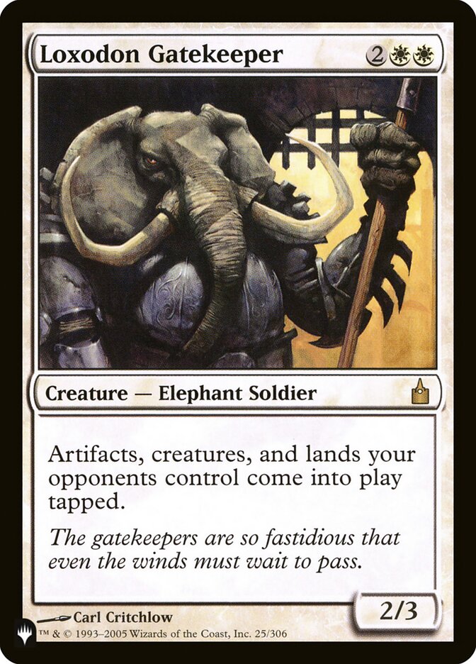 Loxodon Gatekeeper [The List] | Card Merchant Takapuna