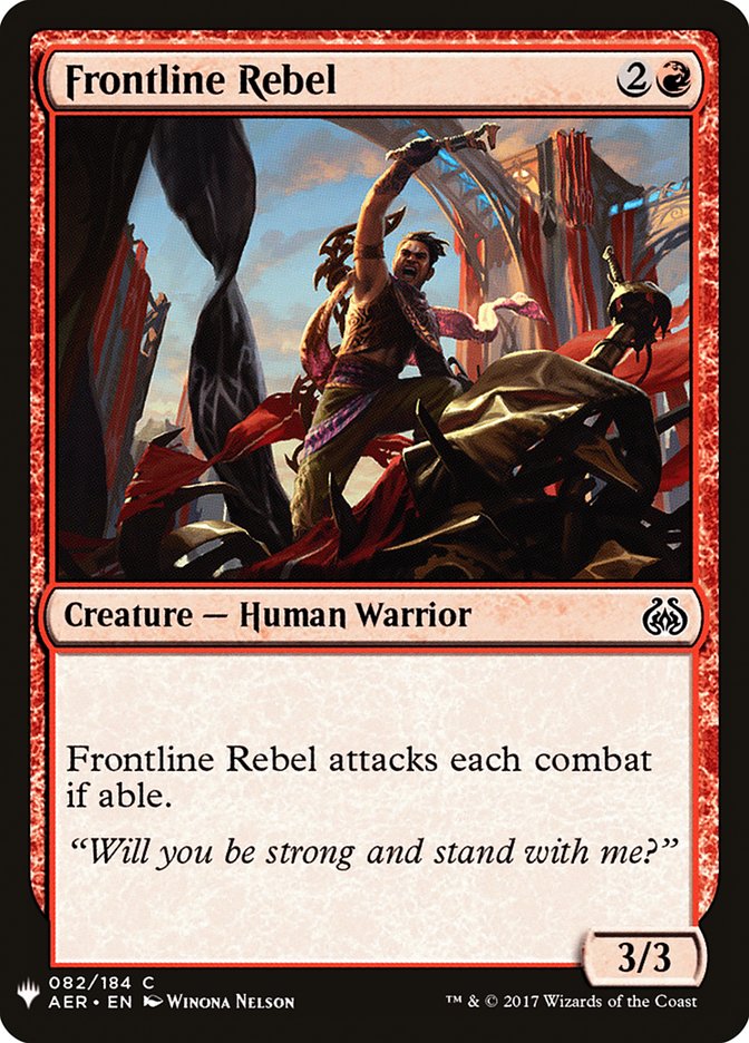 Frontline Rebel [Mystery Booster] | Card Merchant Takapuna