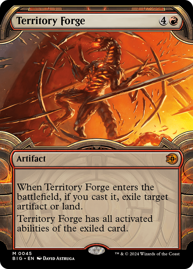 Territory Forge (Showcase) [Outlaws of Thunder Junction: The Big Score] | Card Merchant Takapuna