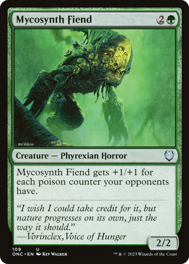 Mycosynth Fiend [Phyrexia: All Will Be One Commander] | Card Merchant Takapuna