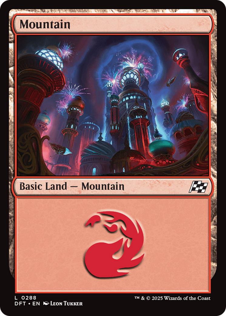 Mountain (0288) [Aetherdrift] | Card Merchant Takapuna