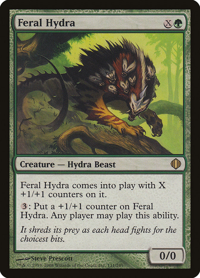 Feral Hydra (Oversized) [Oversize Cards] | Card Merchant Takapuna