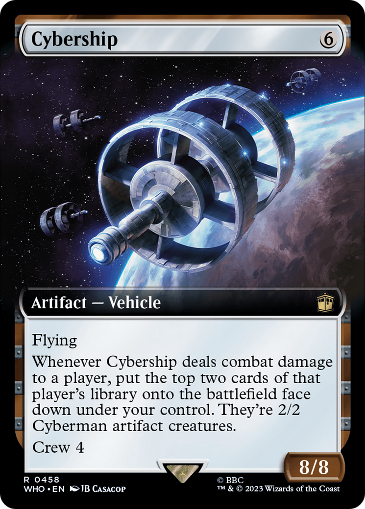 Cybership (Extended Art) [Doctor Who] | Card Merchant Takapuna