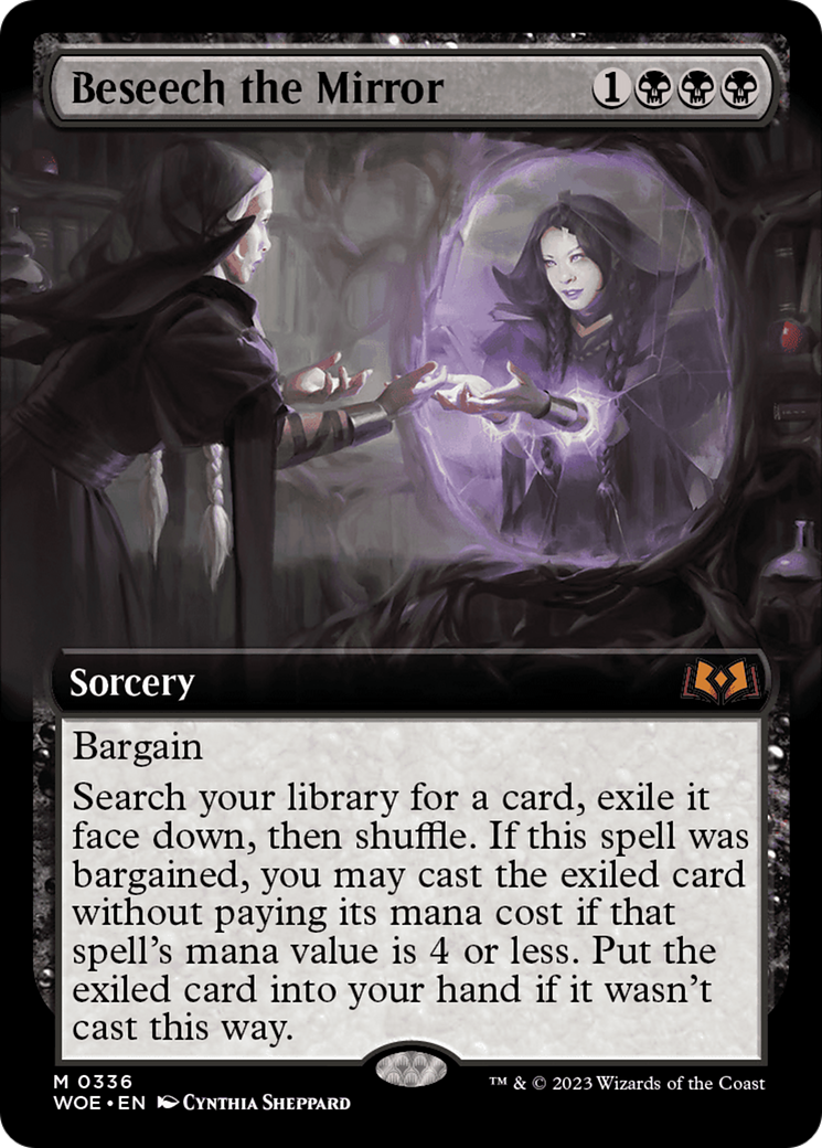 Beseech the Mirror (Extended Art) [Wilds of Eldraine] | Card Merchant Takapuna