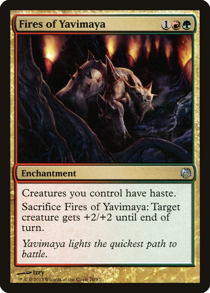 Fires of Yavimaya [Duel Decks: Heroes vs. Monsters] | Card Merchant Takapuna