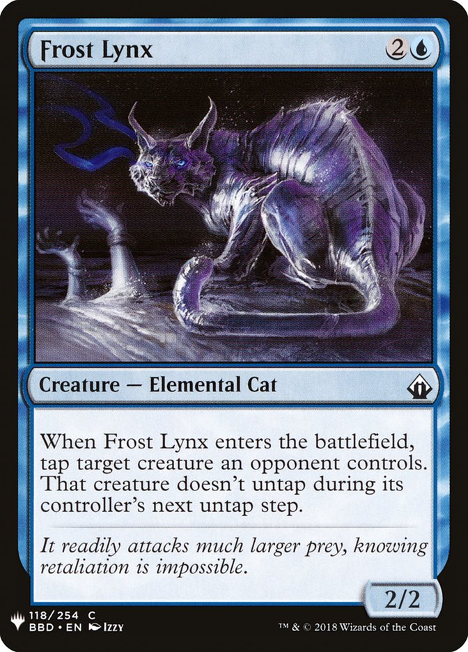 Frost Lynx [Mystery Booster] | Card Merchant Takapuna